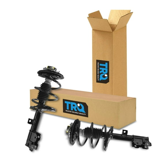 TRQ Front Strut & Coil Spring Assembly Set Driver & Passenger Sides Fits Select 03-07 Nissan Murano