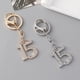 thumbnail image 3 of 2pcs llavero dhinestone llavero llave encimera de llave de llave de moda colgante, 3 of 6