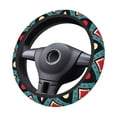 thumbnail image 5 of YFYANG Universal Elastic Vintage Bohemian Stripes Car Steering Wheel Cover, Non-Slip Sweat Absorbent, 5 of 8