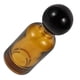 thumbnail image 2 of Botellas de vidrio ámbar con atomizador para aceites esenciales, pequeñas y vacías, con atomizador de perfume de niebla fina, portátiles, rellenables, para aromaterapia y viajes, 30 ml, 2 of 7