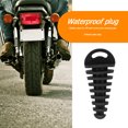 thumbnail image 3 of Tapón de purga de aire para tubo de escape de motocicleta, tapón de lavado de silenciador pequeño (negro) Hugtrwg Para estrenar, 3 of 9