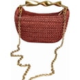 thumbnail image 4 of Handwoven Straw Crossbody Bag - Summer Fashion Purse with 2 Straps, 4 of 11