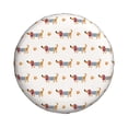 thumbnail image 4 of Spare Tire Cover, Dachshund Dog Puppy No.1004 Wheel Cover Tire Covers For Trailers Car Truck Camper Universal Tire Covering Fits Diameter14"-17", 4 of 4