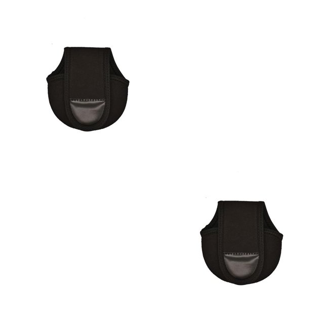 Eigraketly Bolsa para carrete de pesca, funda protectora para componentes de lanzamiento de cebo, bolsa para cubrir, soportes para ruedas de 2piezas