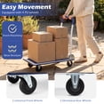 thumbnail image 5 of Costway 330lbs Platform Cart Dolly Foldable Push Hand Iron, 5 of 11