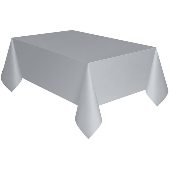 Way To Celebrate Plastic Party Tablecloths, 108 x 54in, 3ct (Select Color)