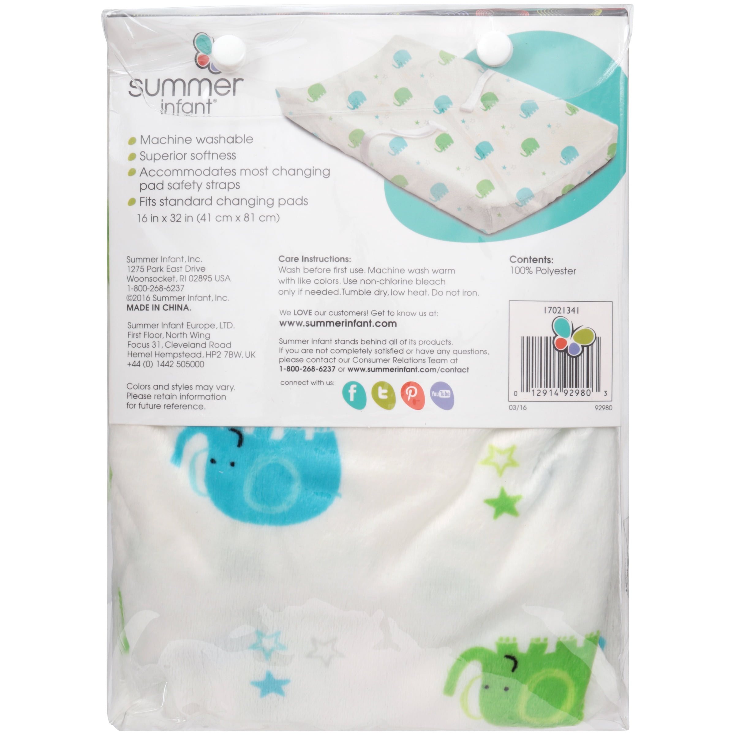 summer infant changing pad instructions