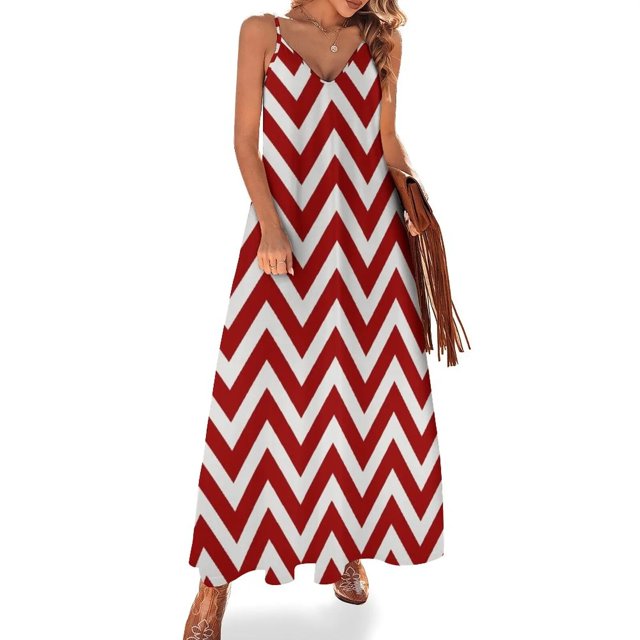 Día del juego de la Universidad de Indiana - Vestido sin mangas en zigzag vestidos vestido de fiesta vestido de mujer Ropa