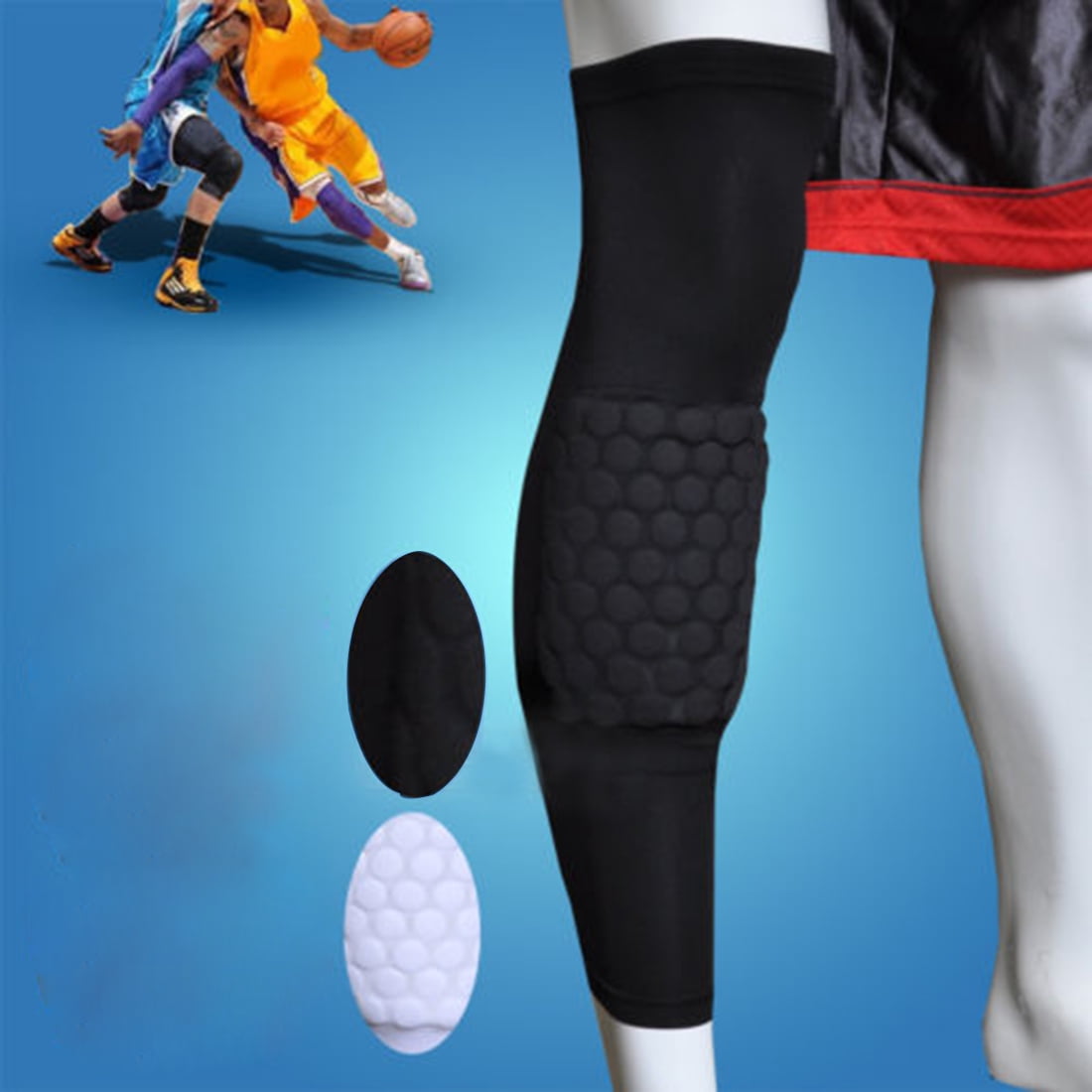 Sports Knee Pad WADEO Knee Pad Antislip Basketball Leg Long