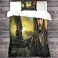 thumbnail image 3 of Johnny Depp 2 Piece Bedding Set with 3D Star Duvet Cover - Microfiber Bedding Set with Zipper Closure Single, 3 of 5