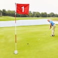 thumbnail image 4 of Putting Green extraíble ANGGREK 185 cm con Bandera roja para amantes de los golfistas Clubes de interior exterior Principiantes, 4 of 8