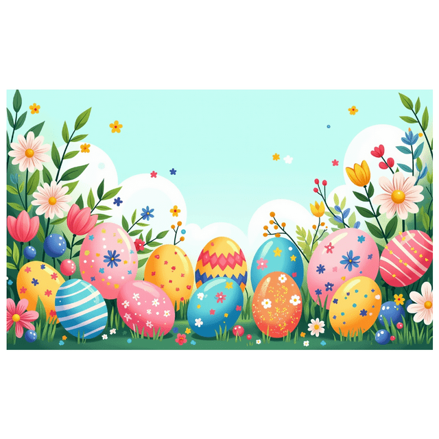 Adorable Bunny Themed Springtime Background Banner, Spring Party Decorations, Photography Props, Backdrop for Easter Celebrations, Bunny Lovers Party, Kids Outdoor Events