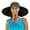 A-Green28, variant on Womens Hat Oversized Wide Brim Windproof Chin Strap Sun Hats Spring Summer Beach Outdoor sun protection Lady Cap