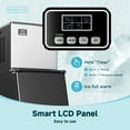 thumbnail image 4 of Simzlife Commercial Ice Maker Machine 400Lbs/24H, SECOP Compressor&ETL Approval, Industrial Ice Machine, 250Lbs Storage, Ice Ready in 8-15 min, Stainless Steel Ice Maker for Business, 4 of 8