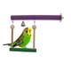 thumbnail image 2 of Juguetes De De Pájaros - 2 en un Perchas De Oscilación Para Los s Budgies Canaries Colco Parrot Stand Perch Swing Juguete, 2 of 9