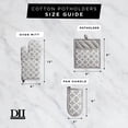 thumbnail image 4 of DII Modern Style Cotton Lattice Potholder in Aqua Blue Finish (Set of 2), 4 of 5