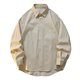 thumbnail image 1 of Blusa y camisa de manga larga con cuello vuelto para hombre, blusa informal a cuadros a la moda con botones y cuello vuelto, blusa de poliéster para hombre, 1 of 3
