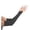 Black, variant on Gold Color Fingerless Extra-Long Over-Elbow Stretch Satin Gloves Opera-Length Women Halloween Costume Prom Cosplay Party