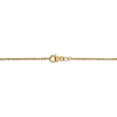 thumbnail image 4 of 18K Yellow Gold chain Singapore 20 in 1.1 mm 1.10mm, 4 of 5