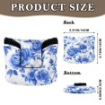 thumbnail image 2 of Haosy Blue White Porcelain with Roses Golf Mallet Putter Cover Strong Magnetic Leather Golf Club Headcover Closure, 2 of 7