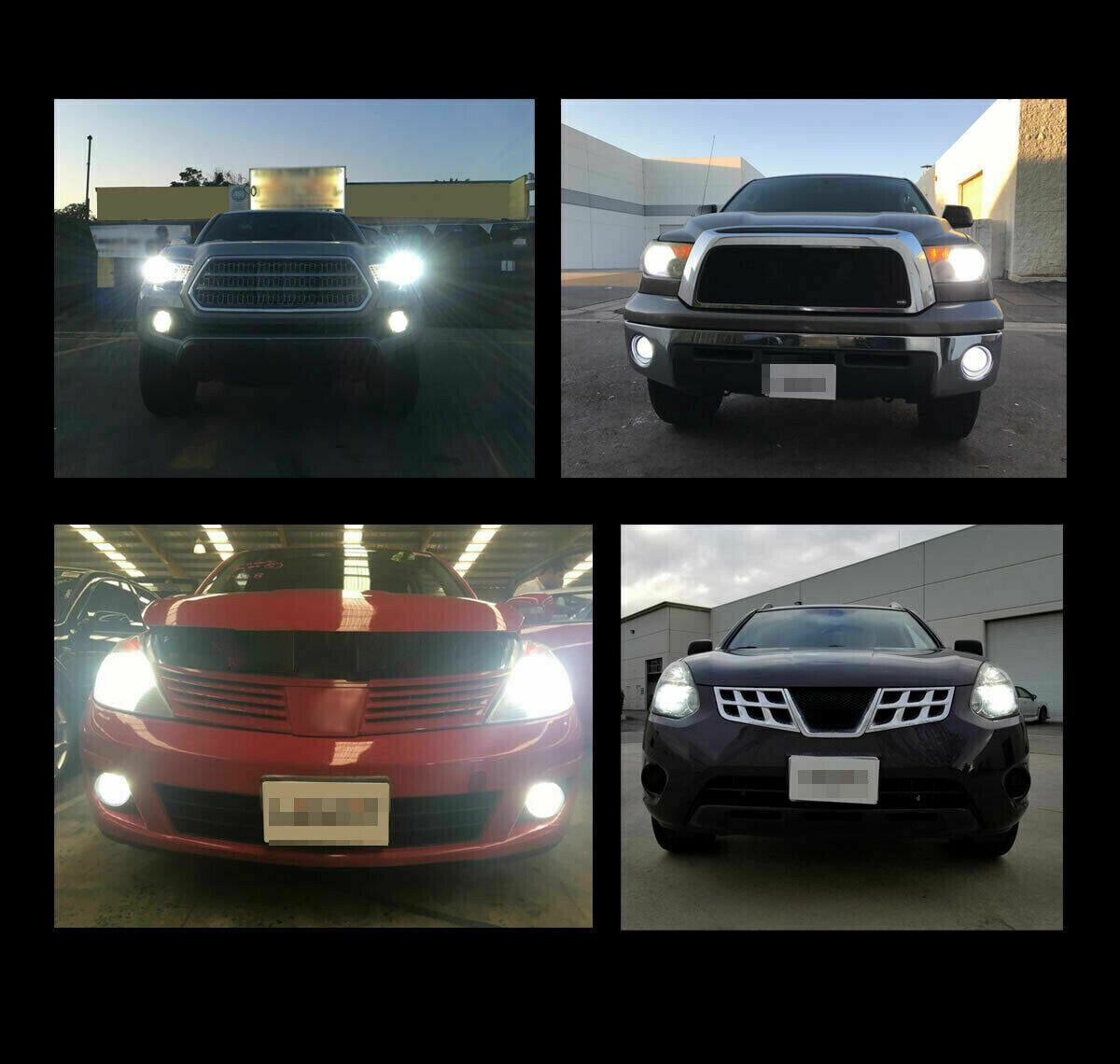 For Buick ROADMASTER 1991-1996 2pc 9004 LED Headlight High Low Beam Bulbs 6000K