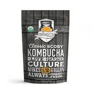 Fermentaholics SCOBY USDA Organic Live Kombucha Starter Culture Half Gallon