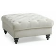 thumbnail image 3 of Glory Furniture Nola Velvet Ottoman in Ivory, 3 of 6