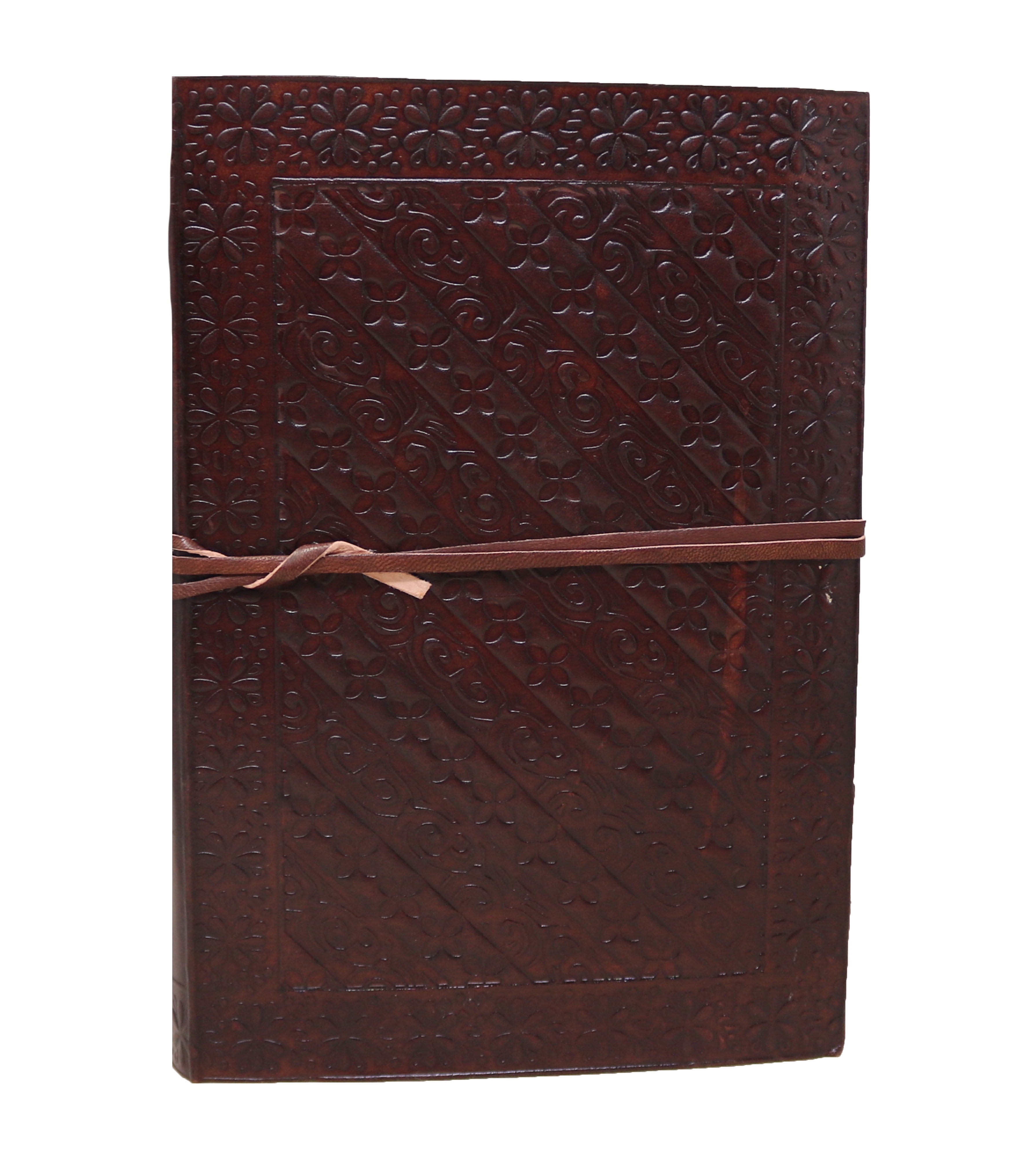 Jaald Leather Journal with String Blue Stone Grimoire Travel Diary Spell Book Daily Planner Book of Shadows Sketchbook Gifts for Artists