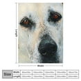 thumbnail image 4 of Patifu Cute Dog Warm Lightweight Blanket Soft Fleece Blankets Throw Blanket Living Rooms Sofa Decor Cow Gifts All Seasons 50x60in, 4 of 6