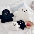 thumbnail image 2 of AUQ 2026 New Ghost Pillow,Cute Halloween Pillows,Soft Ghost Throw Pillow Decorative,Spooky Pillows for Halloween Party Outdoor Home Cushion Decorations,12 X 16", 2 of 6
