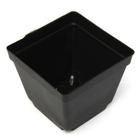 3.5 inch square black plastic nursery pots seedlings plants landmark