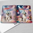 thumbnail image 4 of Happy New Year Old English Sheepdog Chills on Year-End Party Spiral Bound Journal Dog Lover 5x7in Spiral Notebook - 12023, 4 of 5