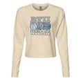 thumbnail image 2 of Women's Natural BYU Cougars Comfort Colors Basketball Cropped Long Sleeve T-Shirt, 2 of 3