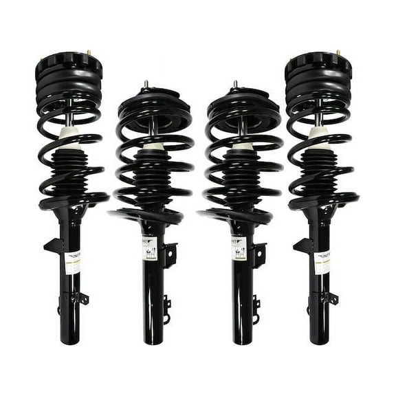 Front and Rear Strut and Coil Spring Kit - Compatible with 1996 - 2007 Ford Taurus Sedan 1997 1998 1999 2000 2001 2002 2003 2004 2005 2006