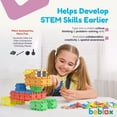 thumbnail image 4 of Juego de juguetes de construcción Building Blocks BEBLOX, 250 piezas, para niños de 5 a 9 años, 4 of 8