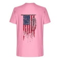 thumbnail image 6 of Momasggi Big and Tall Graphic T-Shirts for Men 4th of July Short Sleeve Tops Crew Neck Patriotic Tshirts American Flag Tees Loose Casual Holiday T Shirts Pink 2XL, 6 of 6