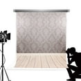 thumbnail image 2 of ABPHOTO Polyester Wooden Floor Backdrop for Photography Portable Wallpaper Photographic Studio Props Background 5x7ft, 2 of 4