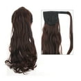 thumbnail image 6 of 22" Long Wave Ponytail Natural Wavy Synthetic Wrap Around Ponytail Hairpiece for Women Extension Magic Paste Heat Resistant, 6 of 25