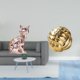 thumbnail image 2 of Bola De Hilo Con Nudo De Gato, Escultura Decorativa De Animal, Figura De Cerámica, Adorno Artesanal Para Chimenea, Encimera, Entrada, Sala De Estar, Tocador., 2 of 8