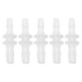 thumbnail image 1 of Conector de Tubería Recta de Plástico para Espiga de Manguera 3/32" x 1/8" OD Clear 5 Pcs, 1 of 7