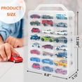 thumbnail image 2 of Estuche de almacenamiento para autos de juguete KISLANE de doble cara con 46 compartimientos, 2 of 7