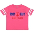 thumbnail image 3 of Inktastic Boat Hair Don't Care, Anchor, Sailing - Red Blue Boys or Girls Toddler T-Shirt, 3 of 5