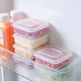 thumbnail image 6 of 4 Pack-Bacon Keeper, Deli Meat Saver Cheese Cold Cuts Plastic Food Storage Containers with lids for Refrigerators,Lunch Box Christmas Cookie Holder Meal Prep Container, 6 of 9