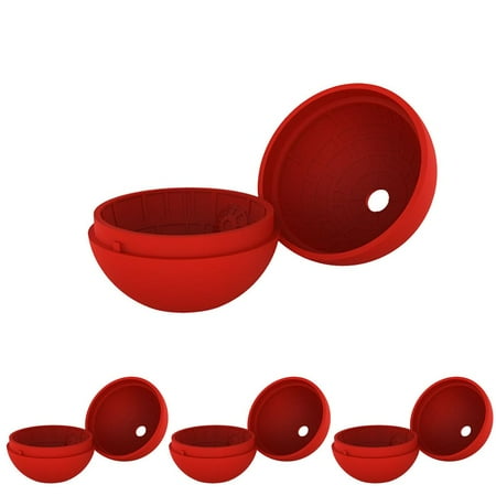 

Leking Whiskey Ice Ball Mold 4pcs Clear Whiskey Ball Ice Cube Mold with Lid Easy Fill and Release Round Sphere Ice Cube Mold for Cocktails Coffee Milk Juice Iced Tea elegance