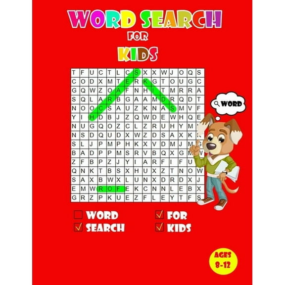 Word search for kids ages 8-12: Kids Word Search Puzzle Book ages 8-9 & 9-10 & 10-11& 11-12 - Learn Vocabulary - Activit, (Paperback)