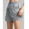 thumbnail image 4 of WEHUSE Women's Bermuda Shorts Running  Shorts with Liner Deep Pockets 7" Long Shorts for Women Lounge Walking Athletic, 4 of 4