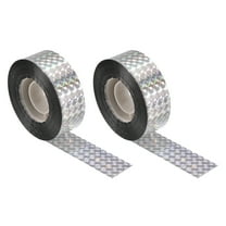 Bird Scare Tape,503 ft x 1 in PET Reflective Tape Ribbon Laser Grid,2 Roll