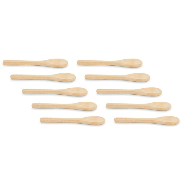 Matsuzay Paquete de 10 cucharas de pequeñas, utensilios de comedor para niños, cucharadita de miel, condimentos de cocina para condimentos de Mostrada tipo 14 Matsuzay HA059797-14B