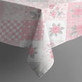 thumbnail image 5 of Pioneer Flower Floral Print Pattern Square Tablecloth, Waterproof Wipeable Spillproof Washable Table Cover for Home Kitchen Party Decor, 42"x42", 5 of 6