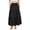 Black*, variant on RUTAYY Women's Skirt Summer Casual High Waisted A-Line Flowy Long Skirts with Pockets Trendy Vintage Long Skirt